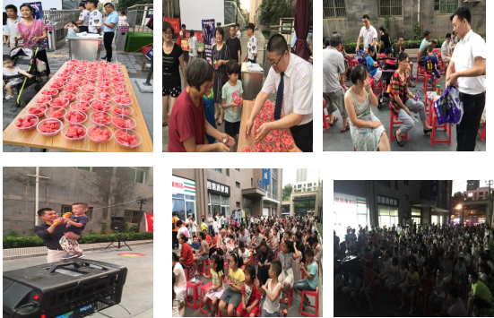  炎炎夏日夜，業(yè)主愜意情