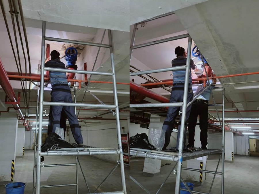 消防管道祛頑疾，物業(yè)搶修安人心