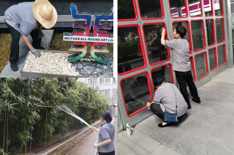 高溫下的物業(yè)人